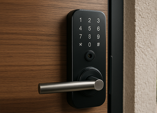 Smart door lock keypad