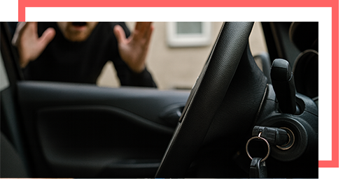 Locksmith unlocking car door in Lithia Springs GA
